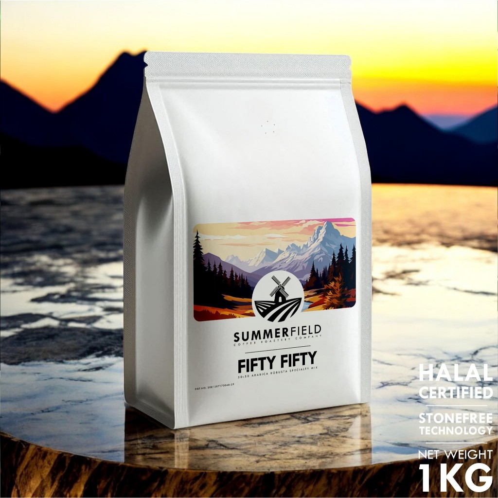 

Summerfield Fifty Fifty 50 : 50 Gayo Blend 1KG Kopi Susu Blend