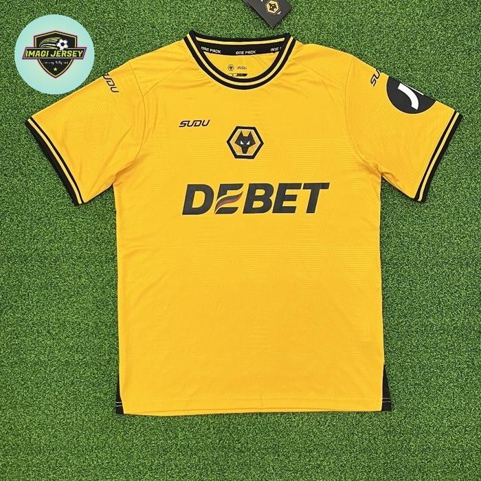 BIG SALE JERSEY BOLA WOLVERHAMPTON WOLVES HOME GRADE ORI IMPORT 2024 2025 - S