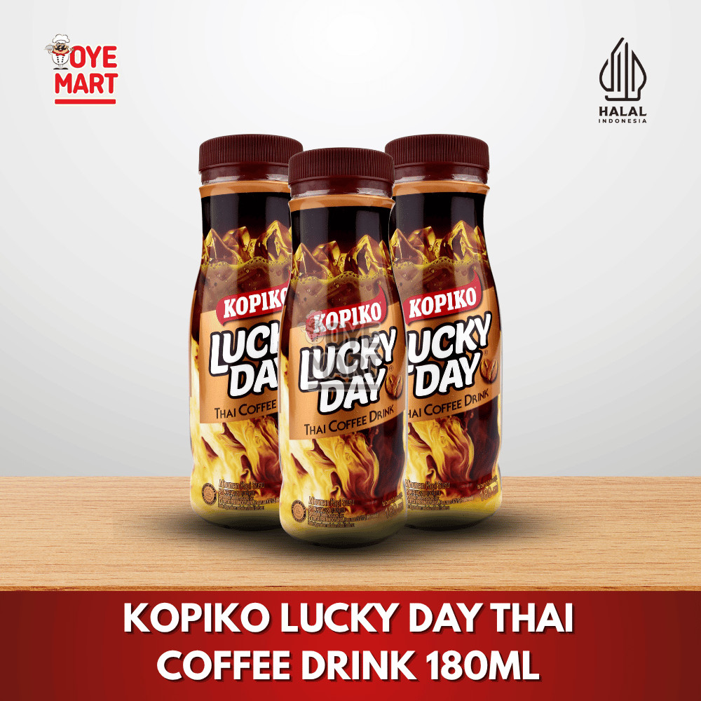 

KOPIKO LUCKY DAY THAI COFFEE DRINK 180ML