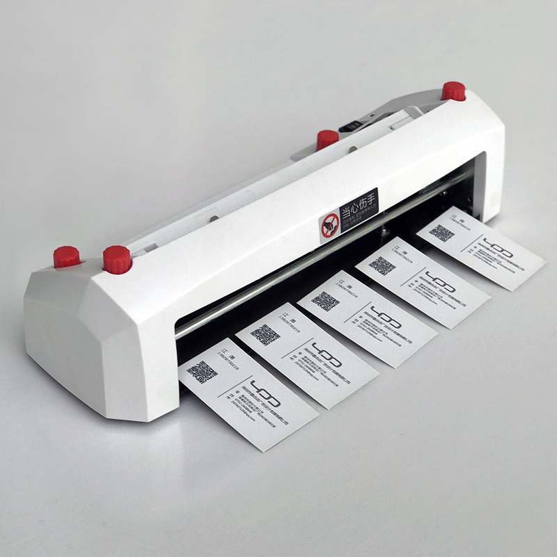 

SK316 Business Card Electric Cutter Cards Cutting Size 90*54mm Paper 200*297mm Use for Advertising Industry Office Electronics