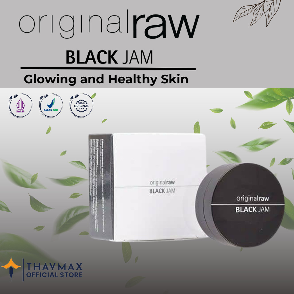 Black Jam Small Original K-Link 9ML – Raw Black Jam K-Link untuk Mencerahkan & Melembabkan Kulit
