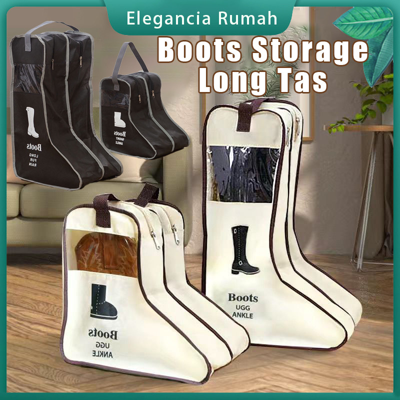 Tas Penyimpanan Sepatu/Boots Storage /Tas Sepatu Boots Travel Organizer Ritsleting Penyimpanan/Tas P