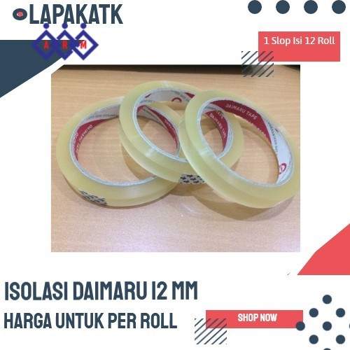 

Isolasi daimaru 12mm x 72 yard / isolasi 1/2 daimaru + Best Seller