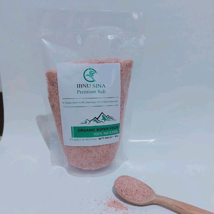 

(Asli)Garam Himalaya Ibnu Sina 500gr Original Himalayan Pink Salt Pure Super Fine Natural Organic Premium Himalayan Salt 500 gram Bahan Masakan - -