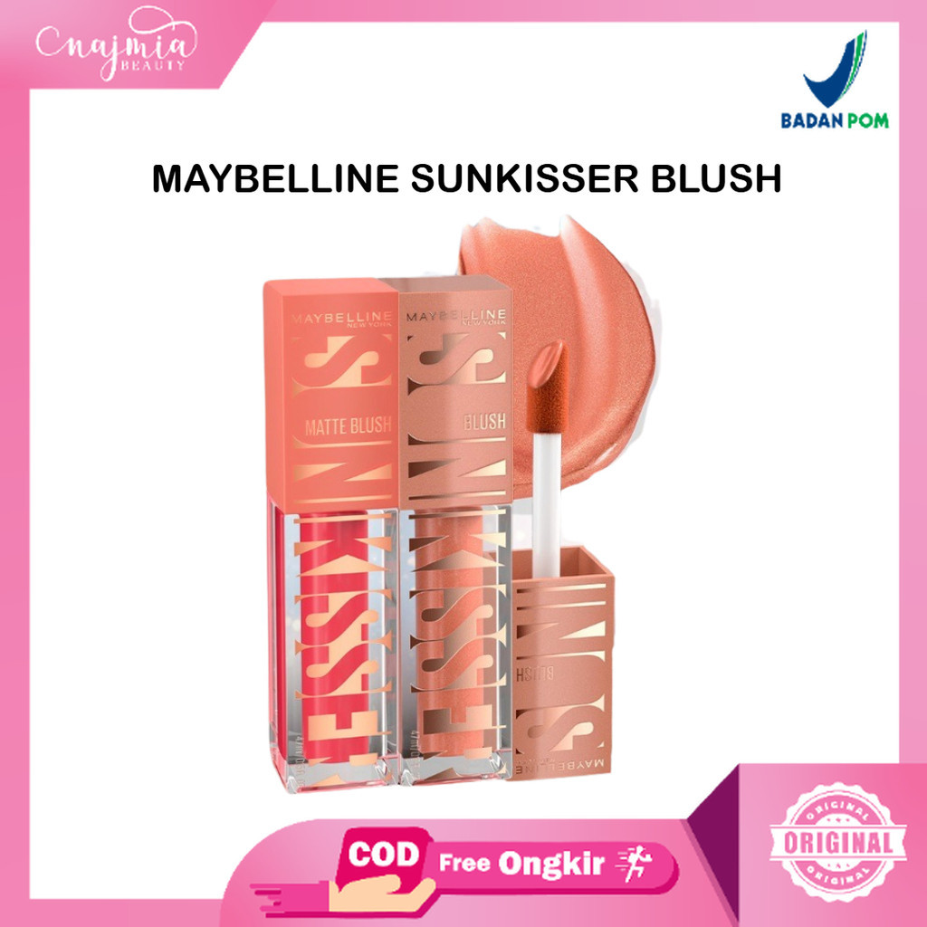 Najmia - MAYBELLINE Sunkisser Liquid Blush 5.4mL l Instant Fresh Cheeks Glow Matte Cream Blush Liqui