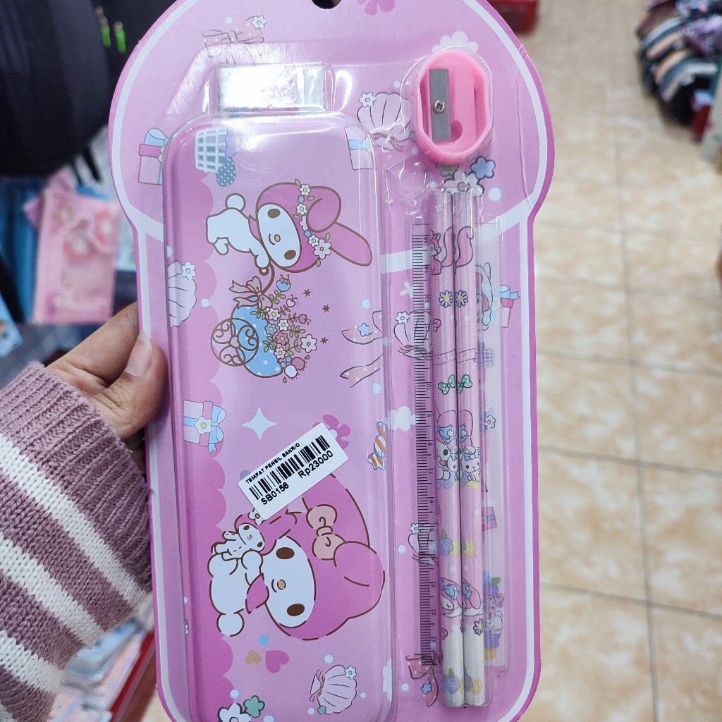 

Set Kotak Pensil Plus Alat Tulis Motif Karakter Sanrio Alat Tulis Murah