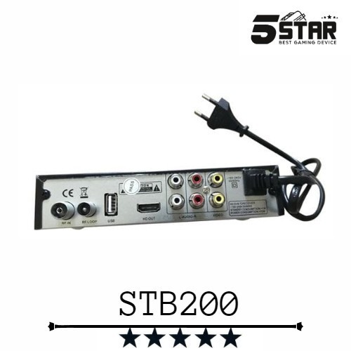 5STAR STB200 SETBOX DVB T2 TV ANALOG TO TV DIGITAL STB 200 5 STARNew