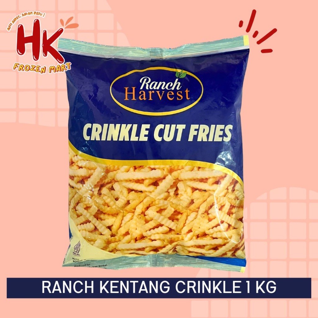 

Ranch Kentang Shoestring / Crinkle 1kg | french fries kentang goreng gerigi HK Frozen Mart