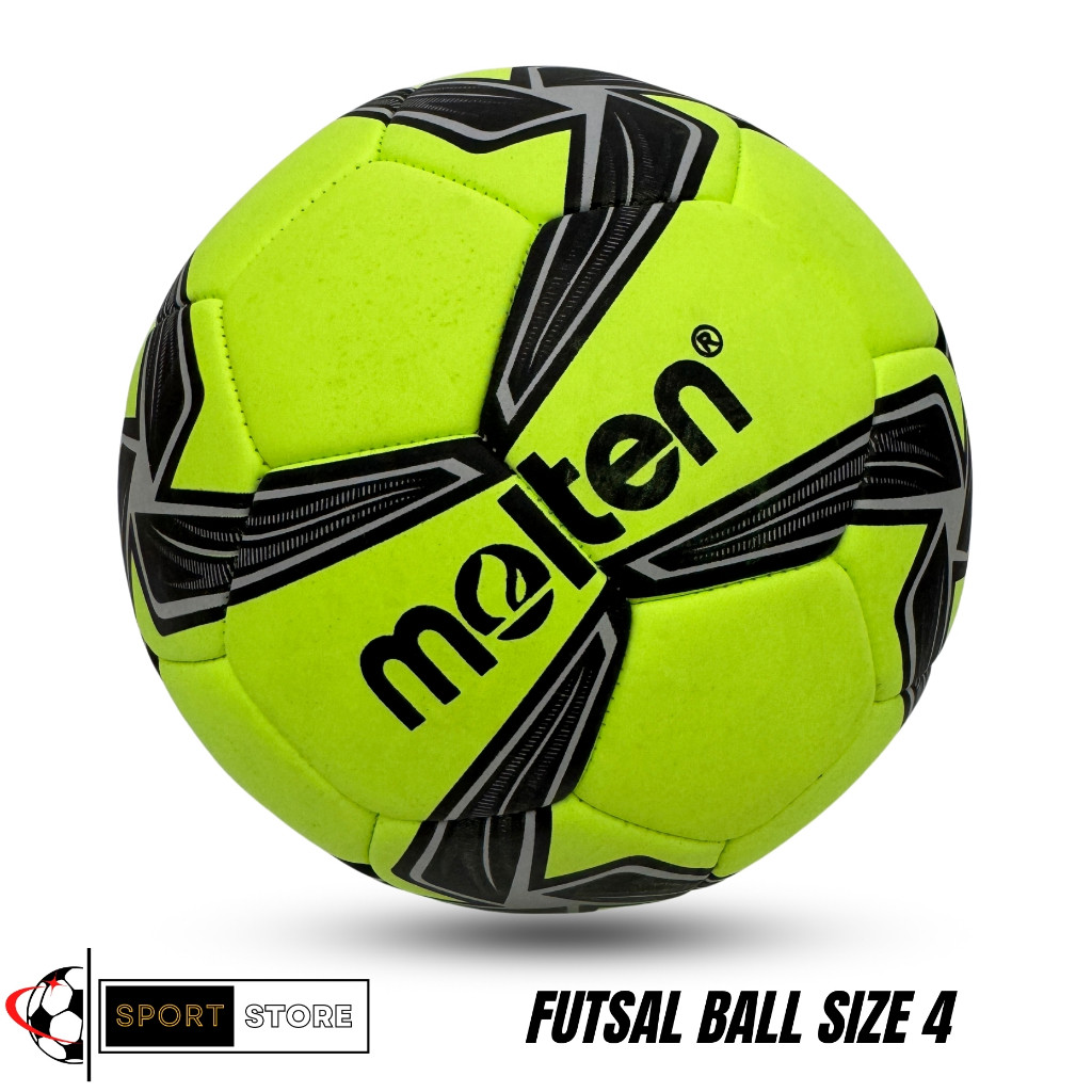 AXAYANSHOP Bola futsal molten size 4 bola futsal molten 2600 bola putsal jahit premium quality