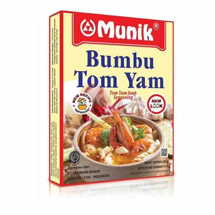 

Bumbu Tom Yam Munik - 130 gr / tomyam thailand/ tomyam instan