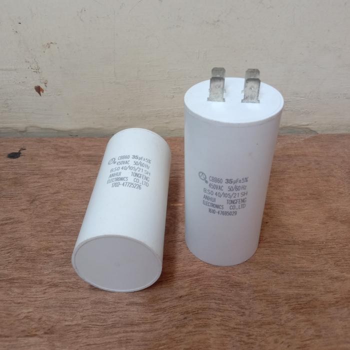 NEW.... kapasitor CBB60 35UF 450VAC 50/60Hz SYBT99