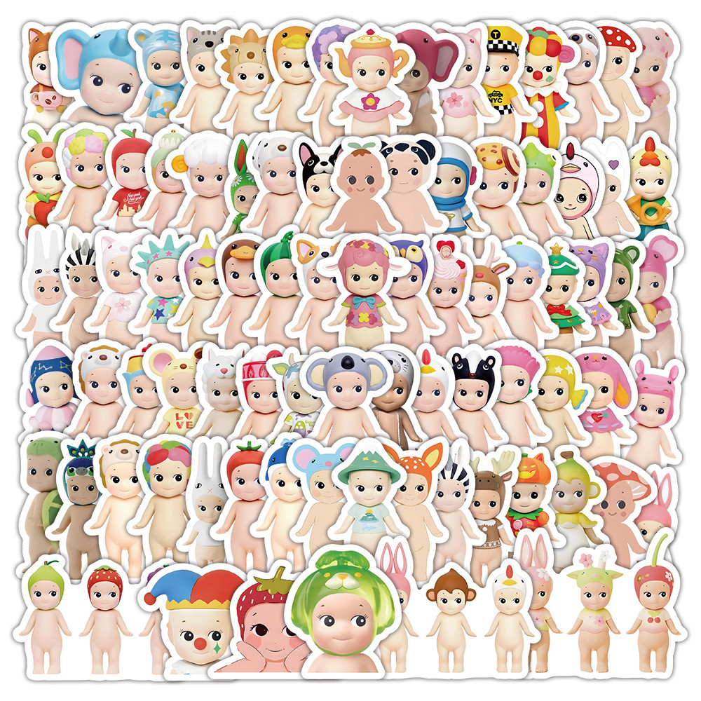 

10/30/50/102PCS Cute Sonny Angel Stickers Kawaii Girls Cartoon Decals Graffiti Laptop Guitar Car Bike Waterproof DIY Decals Gift