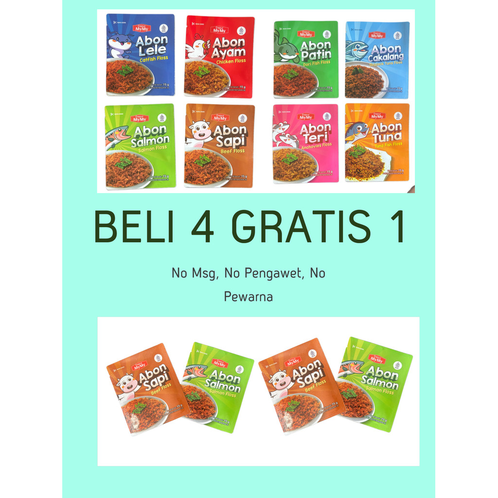 

N3V- PROMO Beli 4 GRATIS 1 Abon MPASI Abon Bayi Mulai 6+ bulan 8+ bulan Non MSG