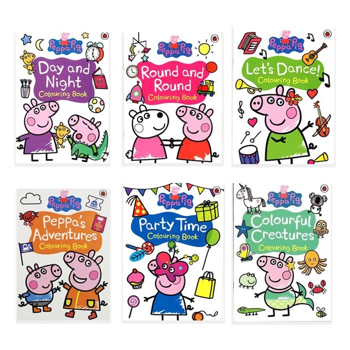 

Coloring Book Peppa Pig Buku Impor Anak Buku Mewarnai