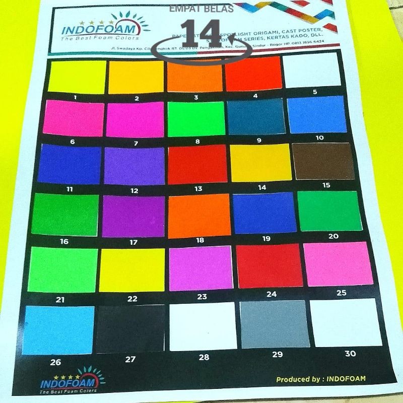 

1 Pak Kertas Karton Asturo Indofoam ( Warna Cerah ) Isi 50 Lembar