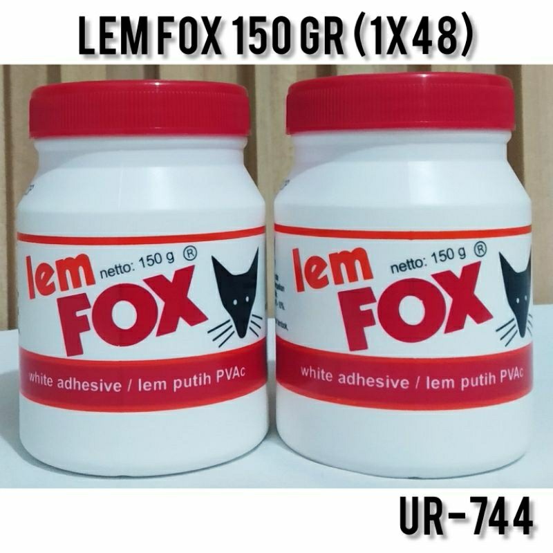 

LEM KERTAS FOX 150GR / LEM SERBA GUNA FOX 150 GR