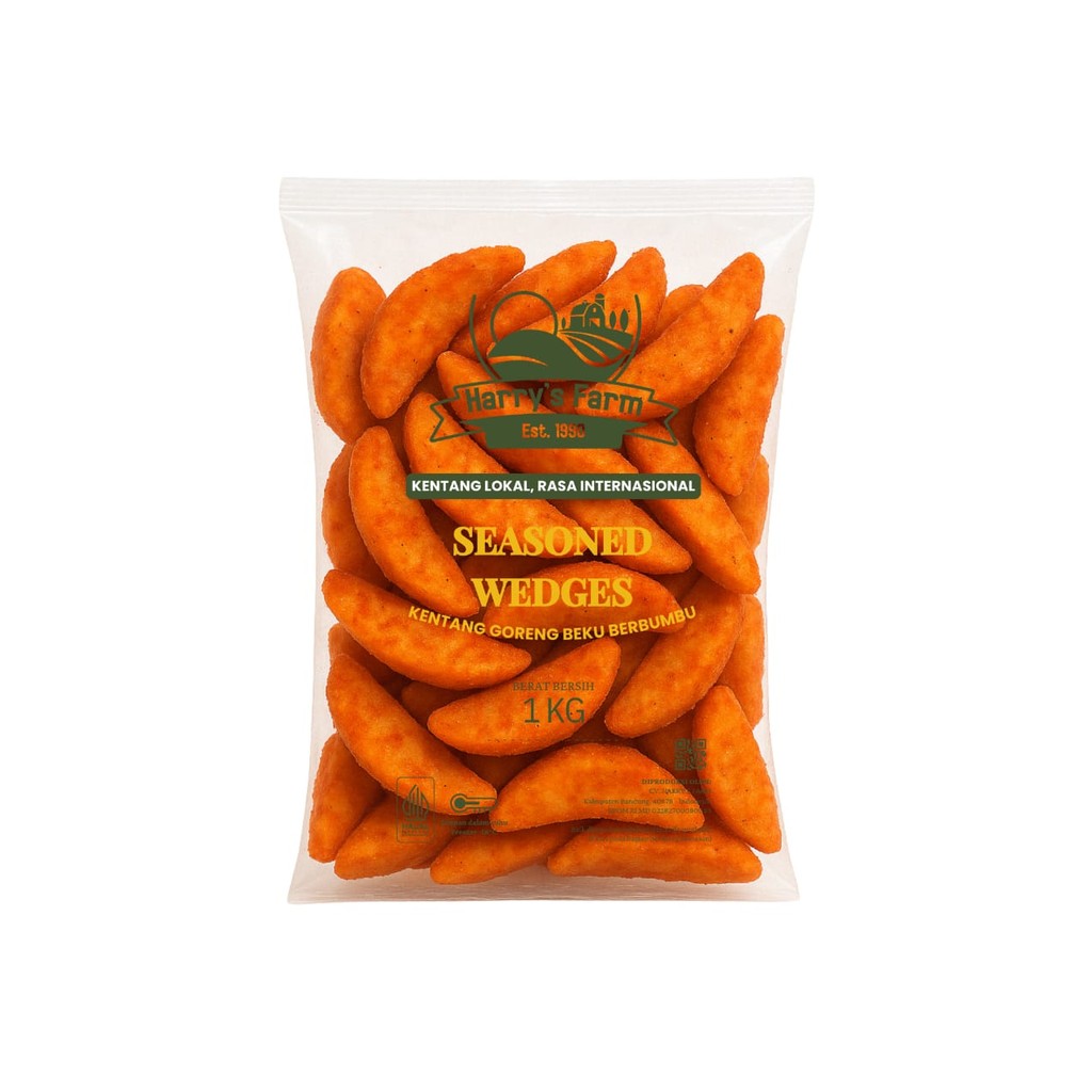 

Seasoned Wedges [ Kentang Goreng Wedges Berbumbu 500GRAM