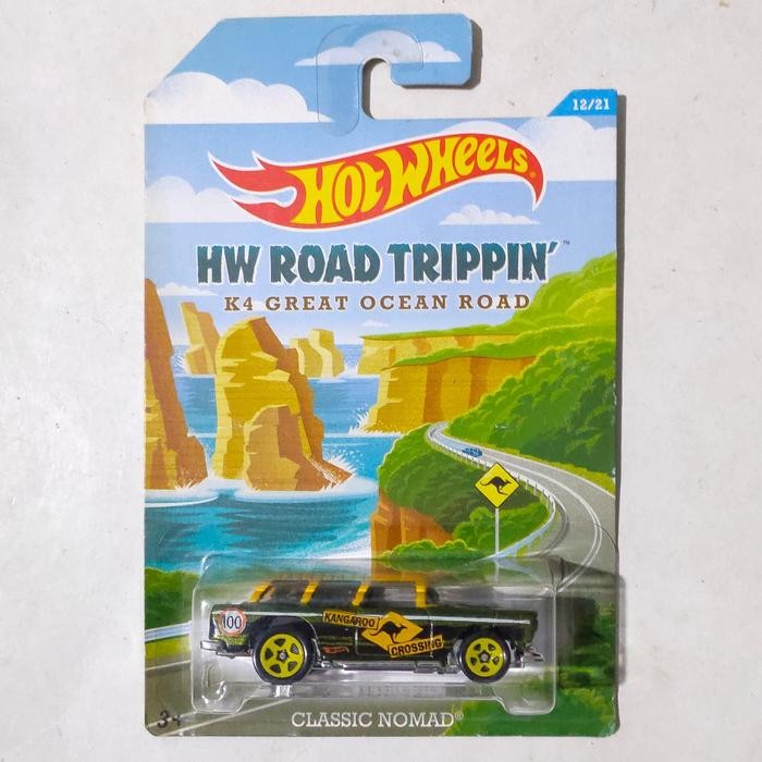 Hot Wheels HW 55 Chevy Classic Nomad hijau 2015 HW Road Trippin