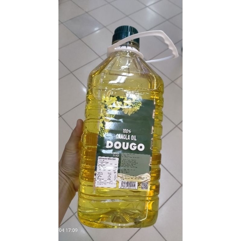 

CANOLA OIL 100% DOUGO 3L / Minyak kanola