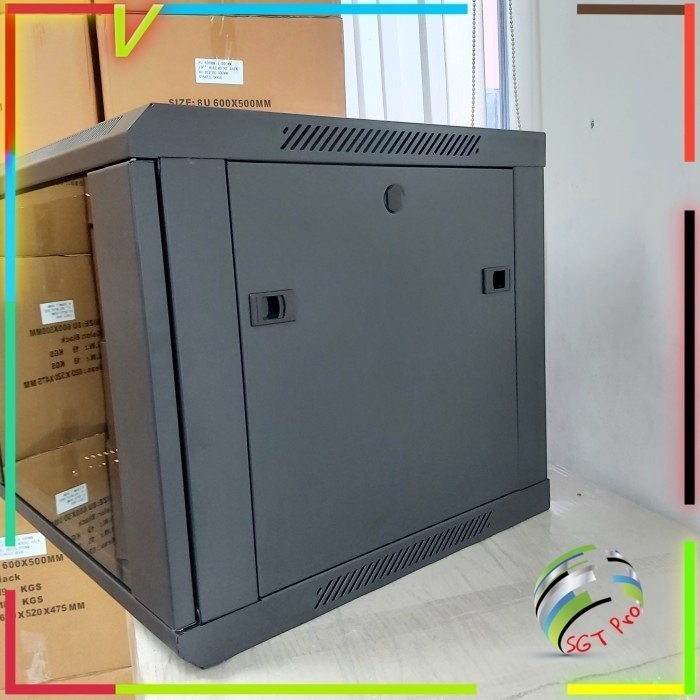 Wallmount rack 8U Singledoor Rack Server 8U