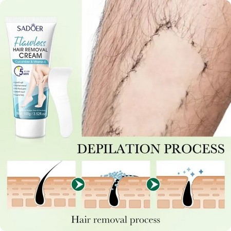 Ay00 SADOER painless hair removal cream underarm hair removal cream mild delay hair growth body