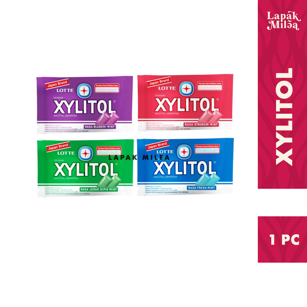 

Lotte Xylitol Permen Karet Bluberi / Fresh / Jeruk Nipis Mint