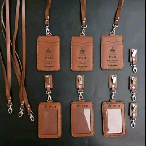 

Jaje.store id card holder kulit nametag - 4LAPIS TAN
