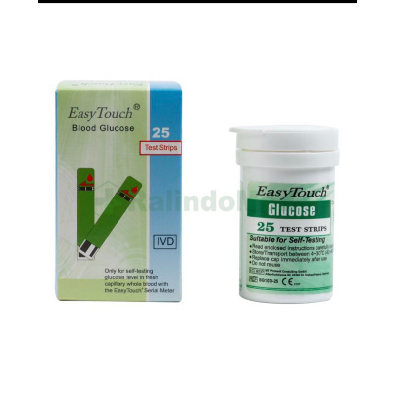 

Strip Gula Darah Easy Touch Isi 25 Pcs