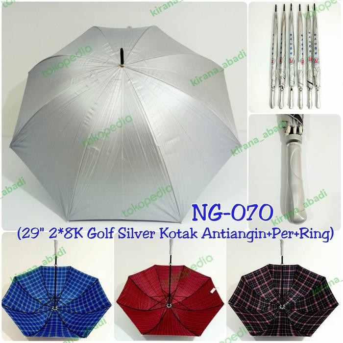 payung golf silver