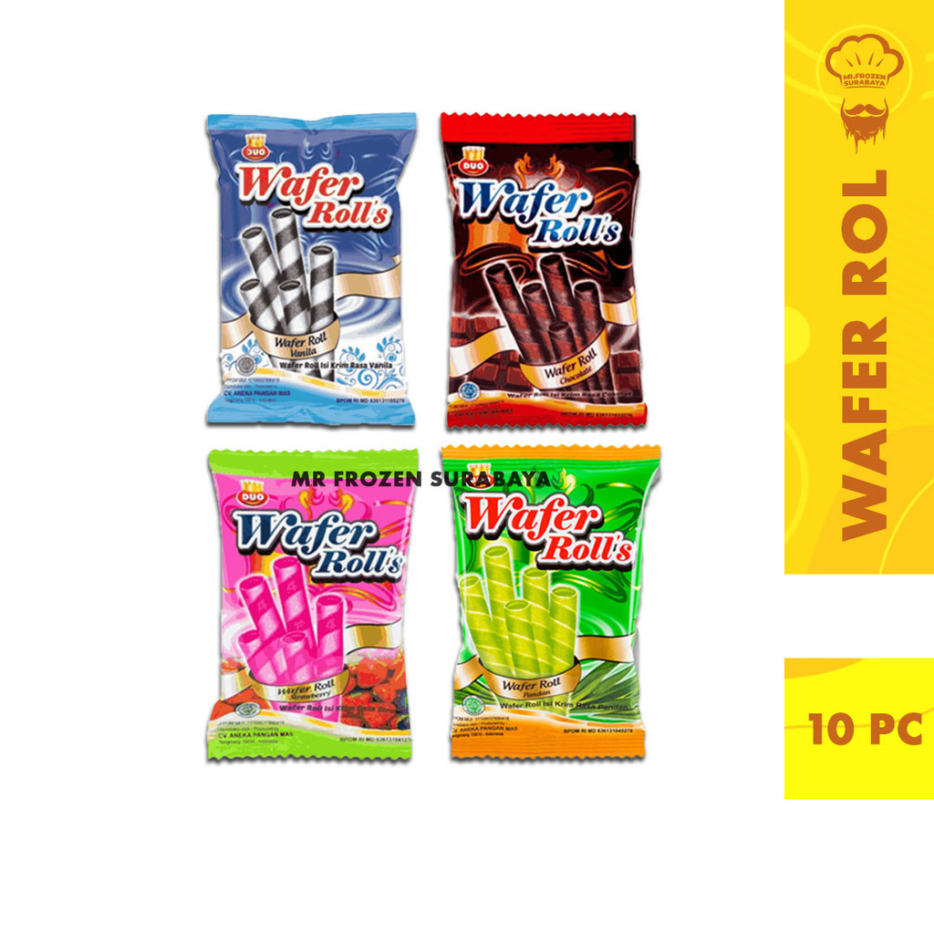 

Duo Wafer Rolls Astor Jadul Aneka Rasa isi 10 pc