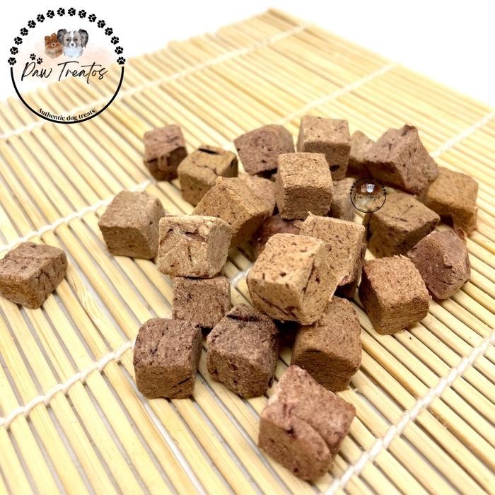 

Freeze Dried Beef Liver snack for dog and cat cemilan sehat untuk anjing dan kucing dry food - 200 gr