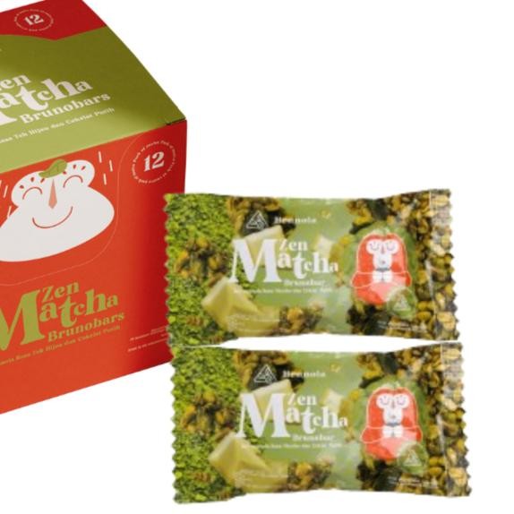 

Brunhaus Brunobars 25gr Energy Bar Oat Bar Cemilan Gandum Oat - Zen Matcha