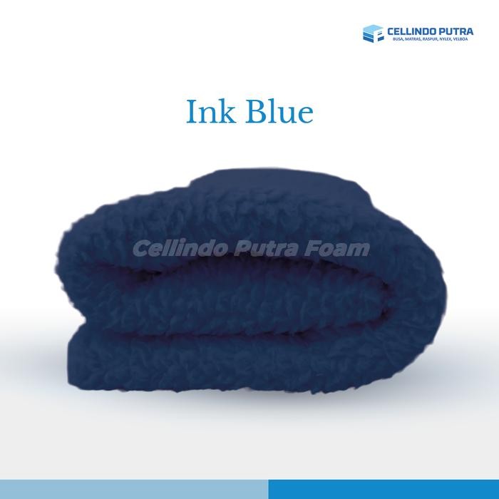 UPDATE Cellindo Kain Sherpa Bulu Domba 2 Sisi (ECERAN) Bahan Selimut, Jaket - Vanilla Shu, 50x150cm(