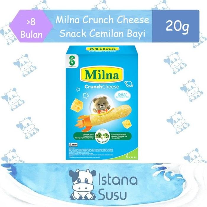 

Milna Crunch Snack Cemilan Bayi 20g - Cheese