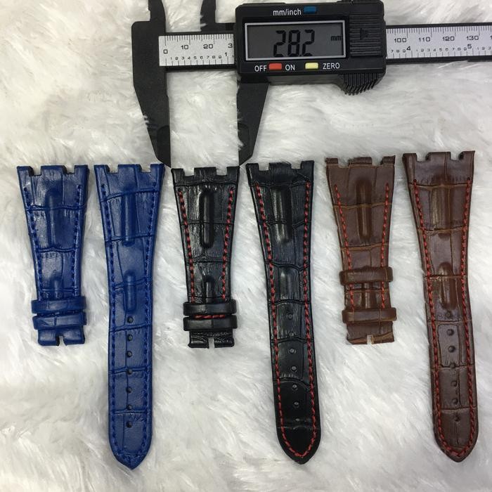 STRAP-TALI JAM TANGAN AP-AUDEMARS PIGUET KULIT - Hitam