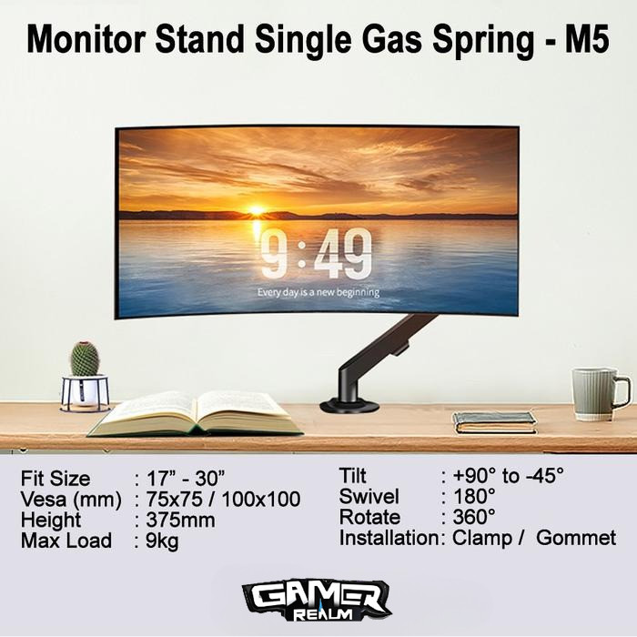 Monitor Stand Bracket Monitor Arm Gas Spring