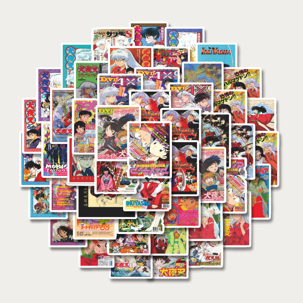 

Sticker Pack Stiker Poster Kertas Kraft Desain Anime Jepang Inuyasha | Sticker TUMBLR | Stiker LAPTOP KOPER HELM