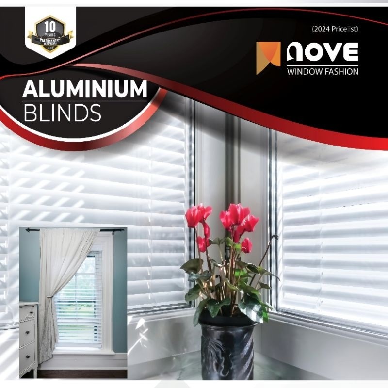 BARETSS Alumunium blind, Horizontal blind, Krey alumunium.