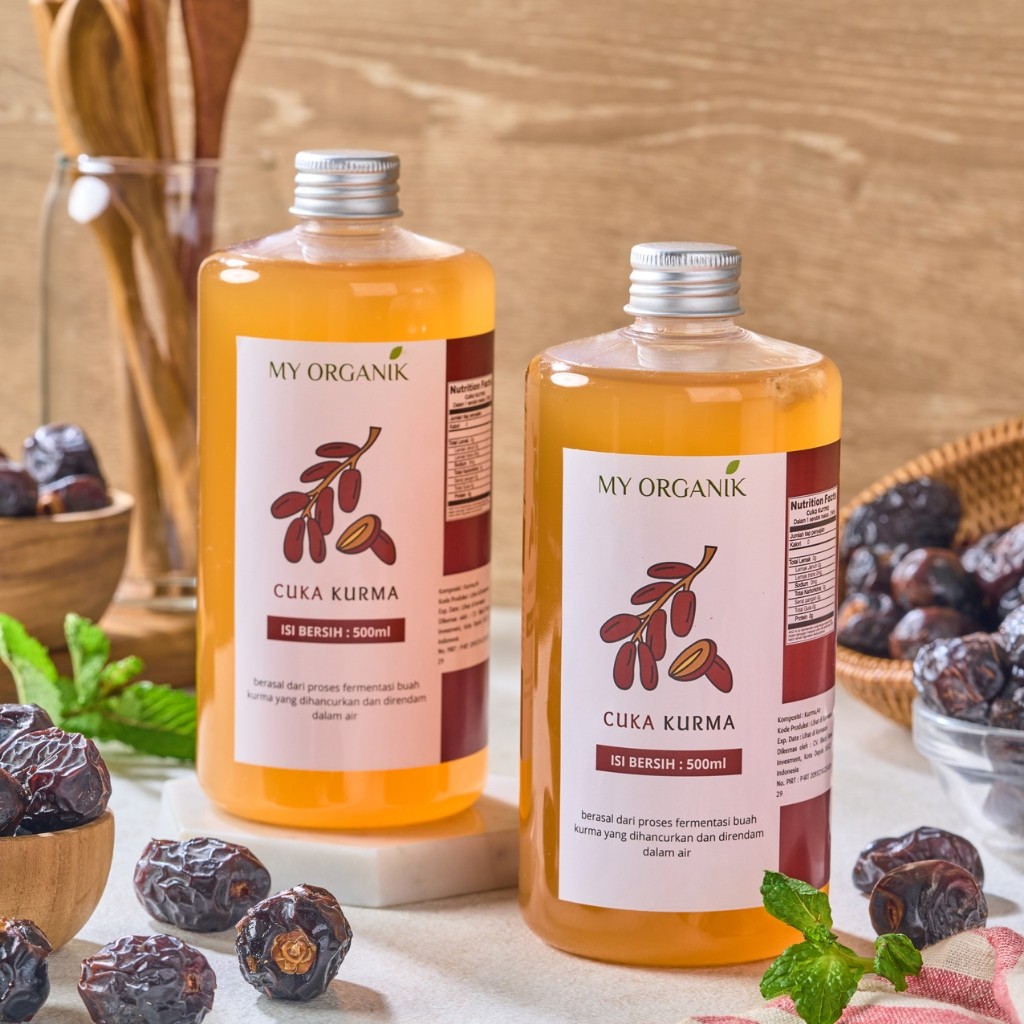 

My Organik Cuka Kurma Paket 1 Liter Cuka Kurma Dapat 2 Cuka Kurma 500ml