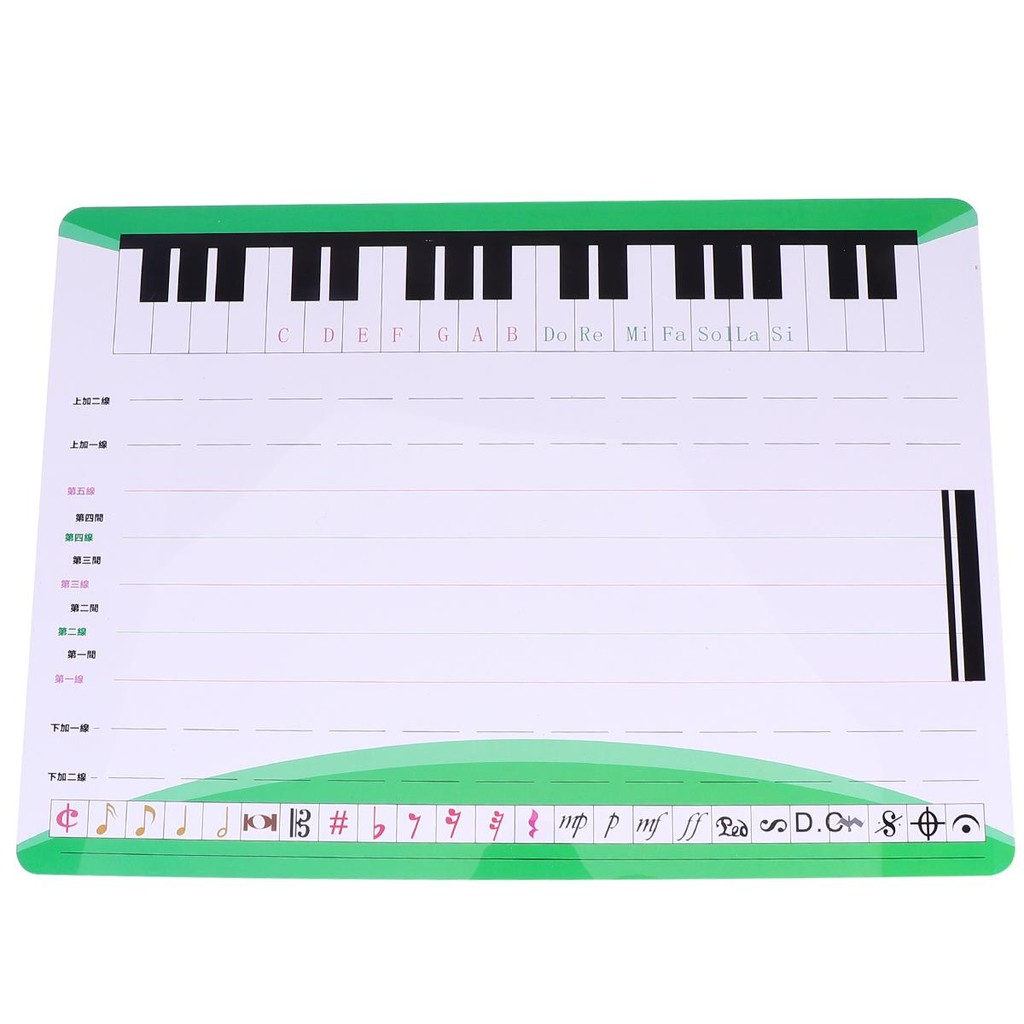 

2 Pcs Whiteboard Magnetic Writing Board Home School Double Sided Dry Erase Music Wall Notice Display
