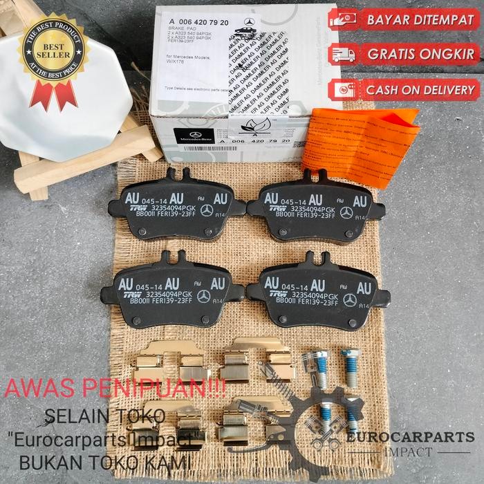 BRAKE PAD KAMPAS REM BELAKANG MERCEDES W117 W156 W176 W246 A0064207920