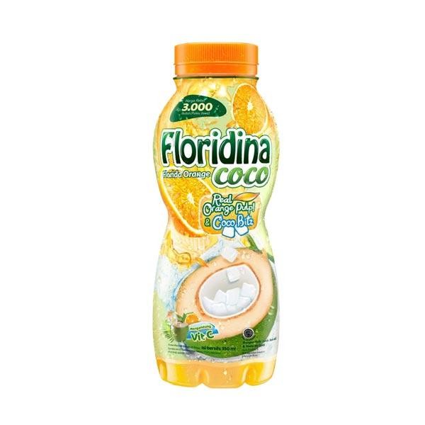 

Floridina Orange Coco Minuman Jeruk dengan nata de coco 350 ml