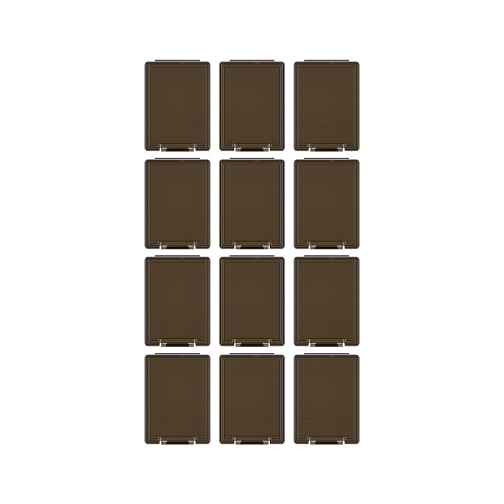 Memory Card Case Holder for 6 / 12 PCS CFexpress Type-B / XQD cards Anti-Shock Clear Plastic Memory 