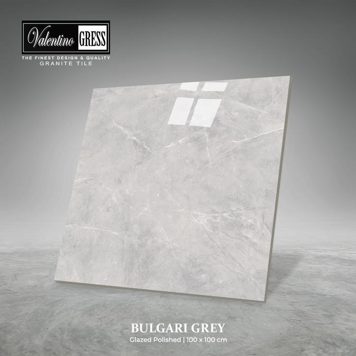 GRANITE VALENTINO GRESS 100x100 CM - BULGARI GREY