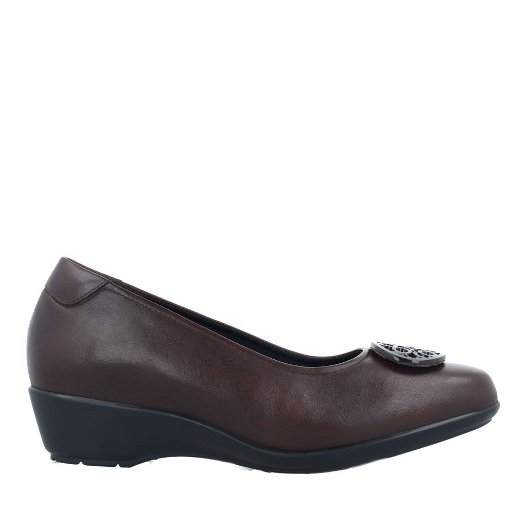 Bocorocco D. Arabela 08 Testa Di Moro - Sepatu Wedges Wanita Formal/Daily/Casual - Halal & Nyaman