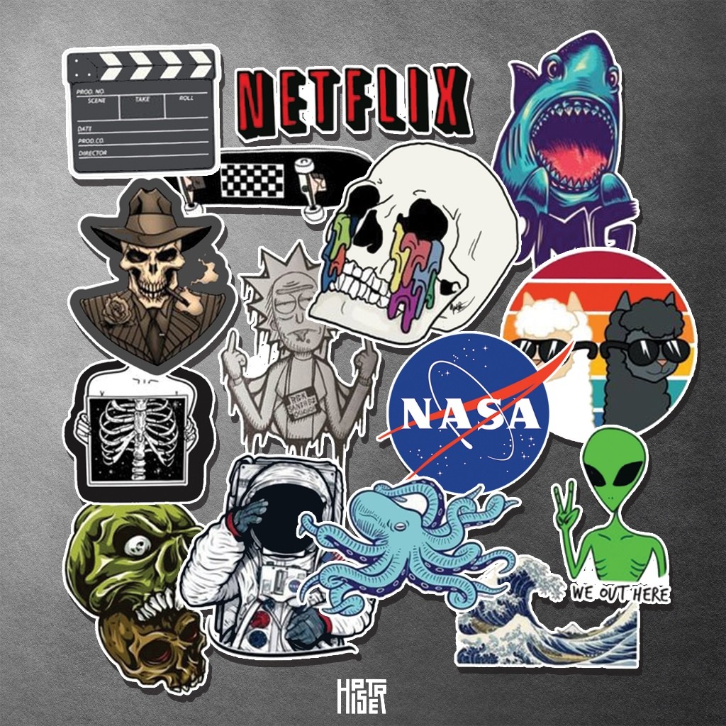 

STIKER PACK | Stiker Helm Stiker Aesthetic Sticker Laptop Sticker Handphone Mobil Motor