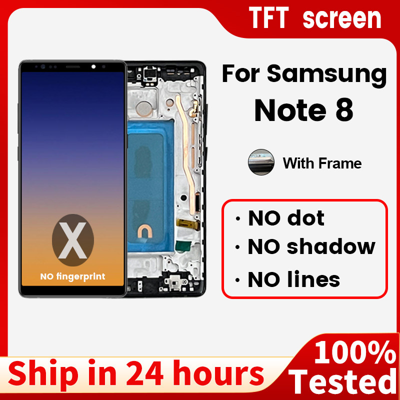 For SAMSUNG pantalla Note8 N950F N950U N950W N950FD TFT LCD Display Touch Screen Digiziter Assembly 