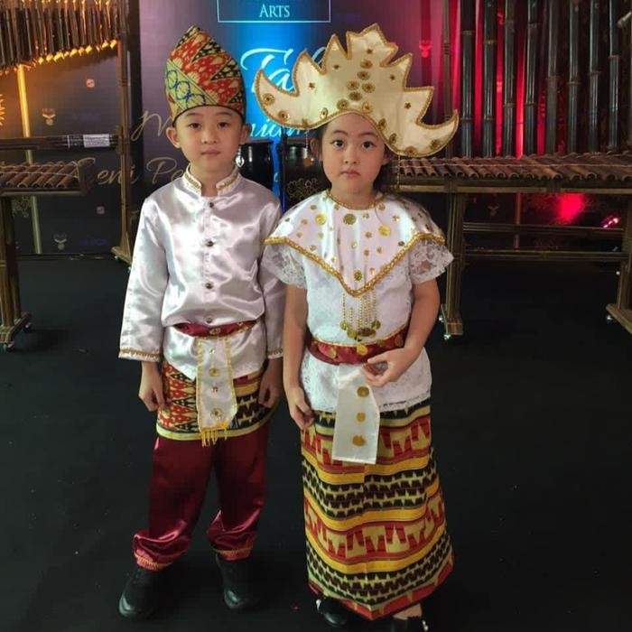 Baju Adat Lampung Anak / Pakaian Adat Lampung Anak - Perempuan, 3