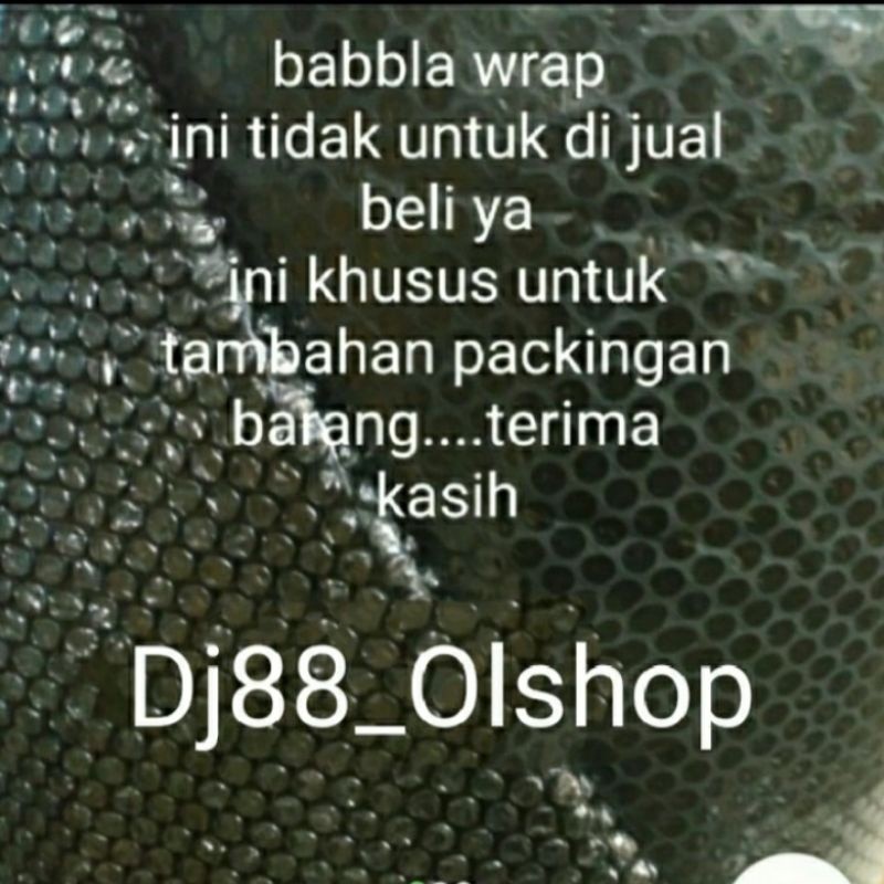 

Packing Ekstra Bubble Wrap + Kardus / Kemasan Bubble Tambahan