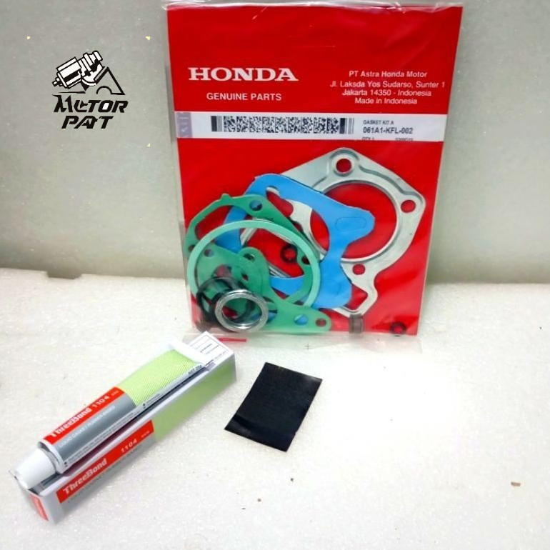 Promo Top Set Paking Blok Mesin Honda Supra Fit Old Supra Fit New Legenda Revo lama KFL Set Lem Paki
